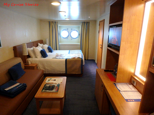 cabin with portholes
