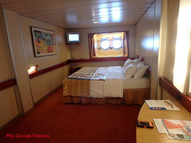 bigger than average cruise ship cabin
