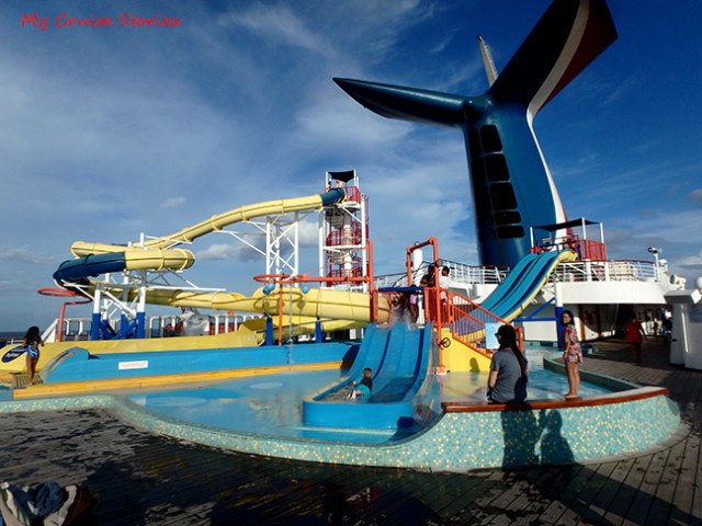 cruise ship waterslides