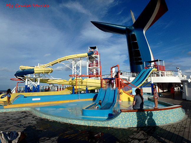 cruise ship waterslides