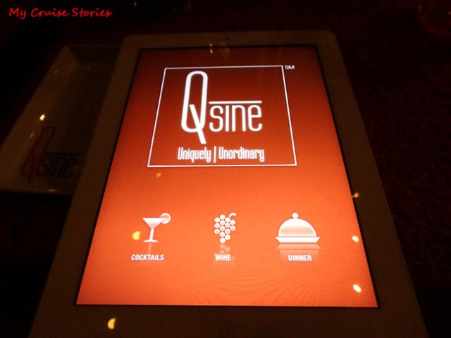 cruise ship premium dining experience