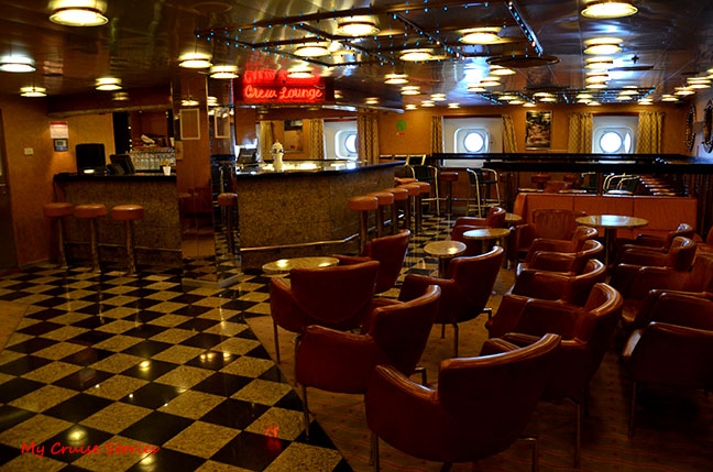 crew area of cruise ship