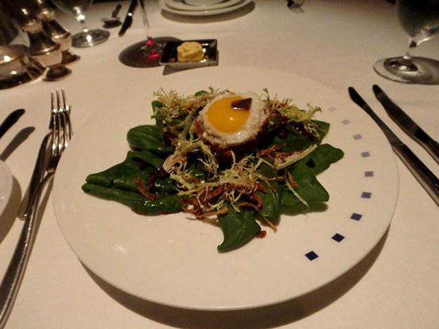 fancy cruise ship salad