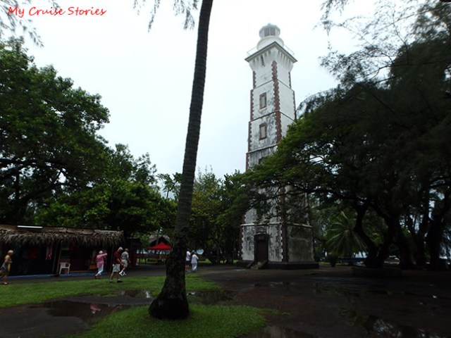 the only lighthouse on Tahiti