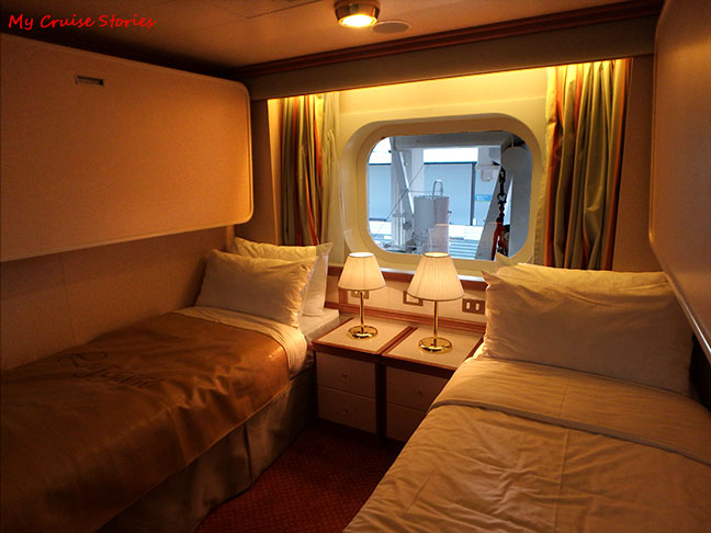 cruise ship cabin