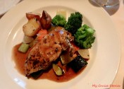 Ruby Princess chicken dinner