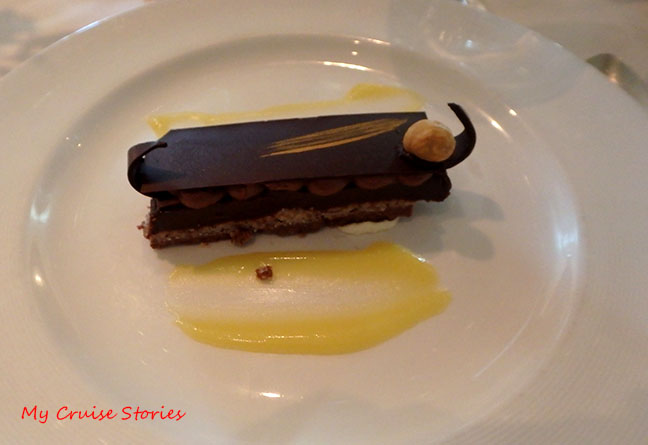 fancy chocolate dessert