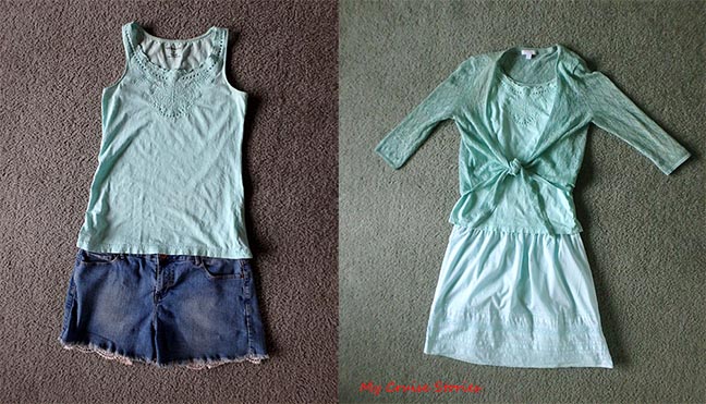 pack clothes with more than one use