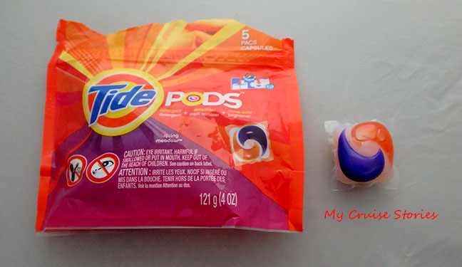 No worries about liquid or powder soap spills with laundry pods