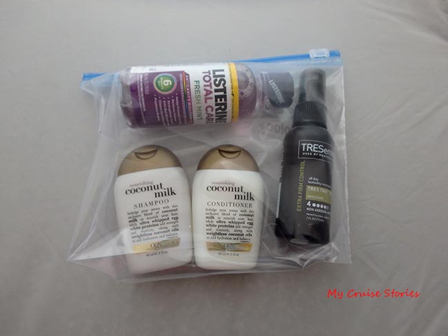 put liquids in plastic