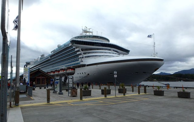 cruise ship at the dock