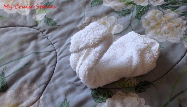 making a towel duck