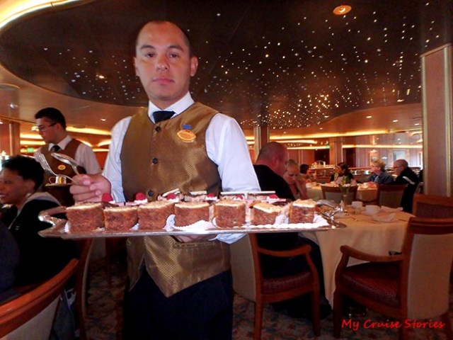 afternoon tea on Ruby Princess