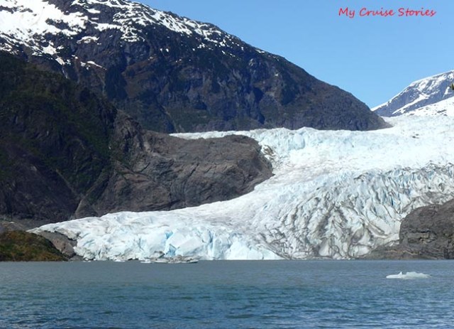 bergy bit at glacier