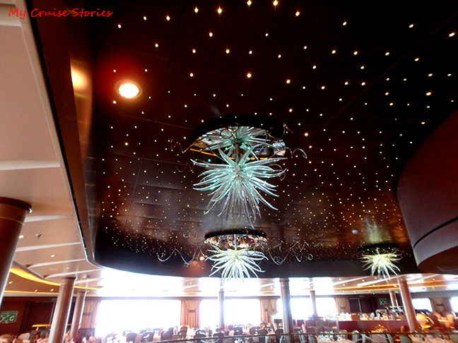 fancy cruise ship lights