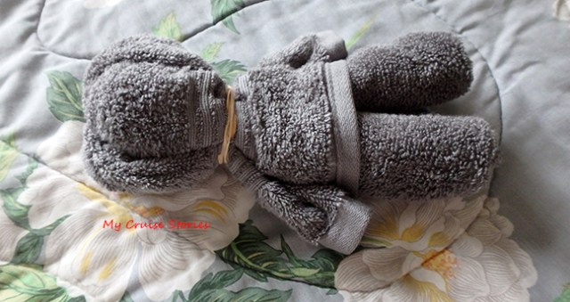 making a towel bear