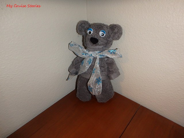 one towel teddy bear