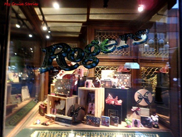 fancy chocolate shop