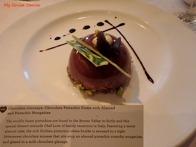 fancy chocolate dessert