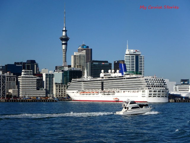 cruise ship in New Zealand