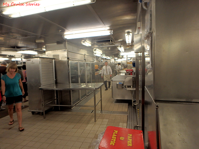 cruise ship galley tour