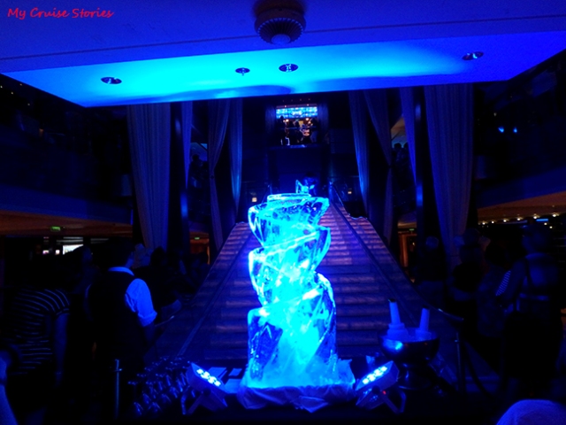cruise ship ice carving