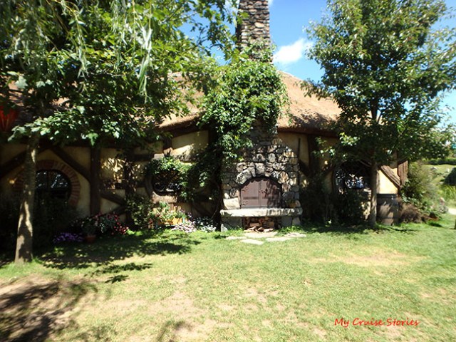 Green Dragon Inn on Hobbiton movie set