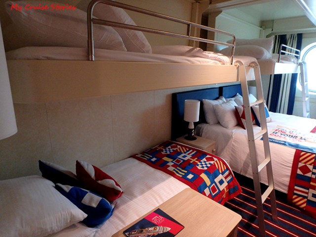 5 person cruise ship cabin