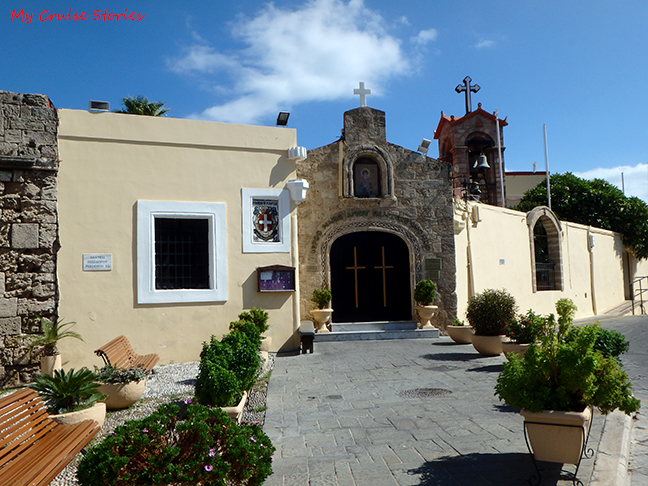 old church in Rhodes