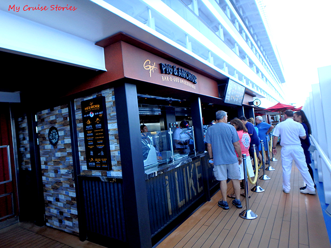 cruise ship barbeque