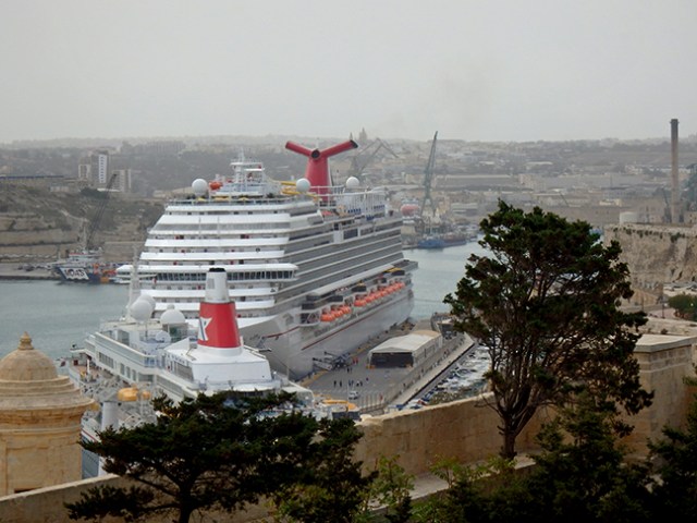 Carnival Vista in Malta