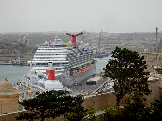 Carnival Vista in Malta