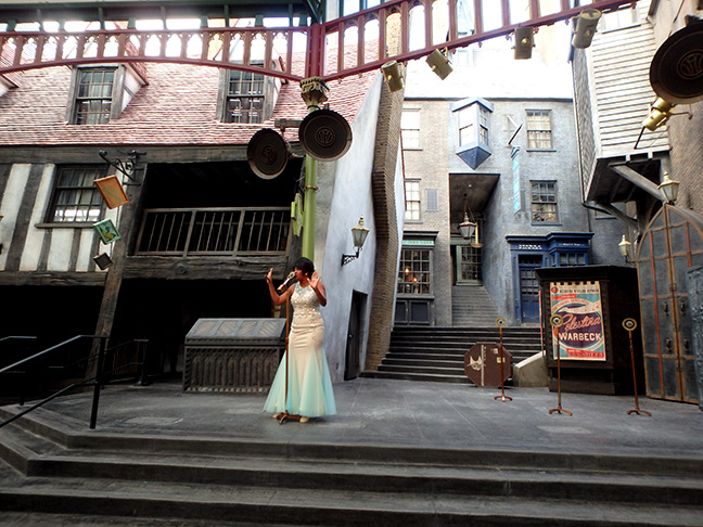 entertainment at Diagon Alley