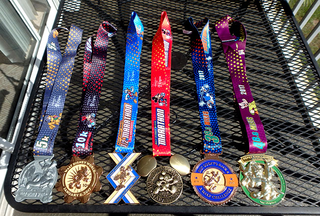 run Disney medals