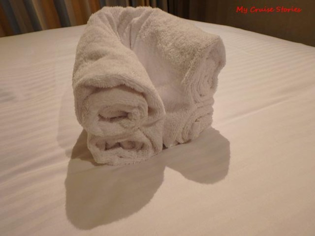 making a towel bear
