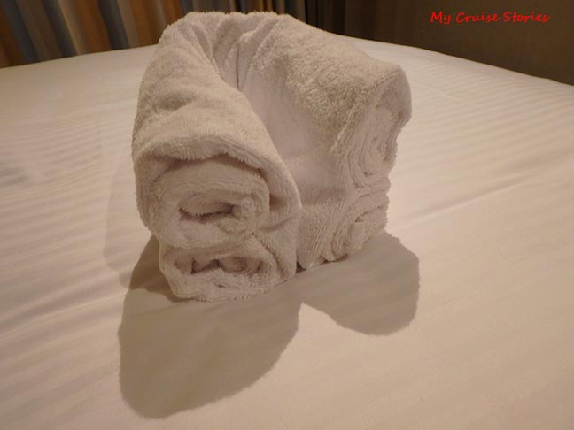 making a towel bear