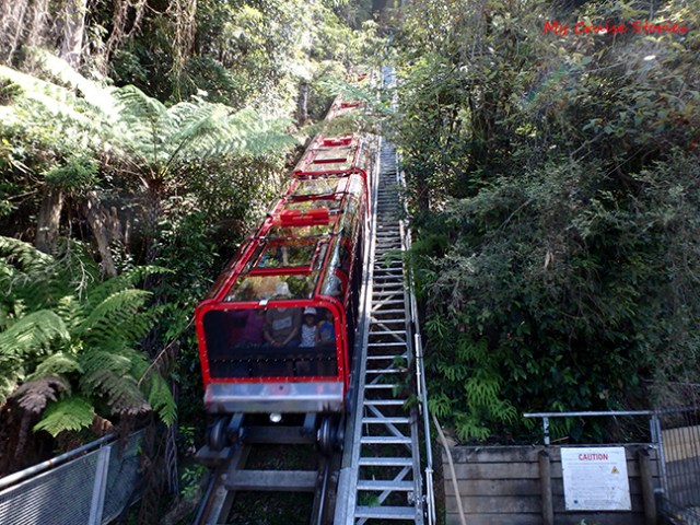 very steep railway