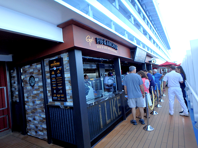 cruise ship barbecue