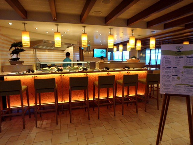 cruise ship sushi