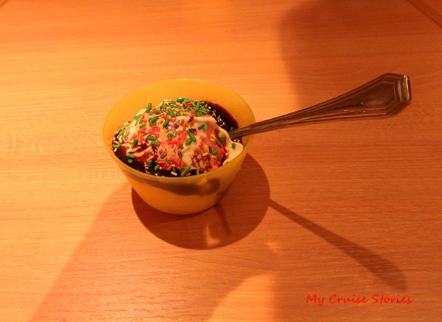 best free ice cream on board