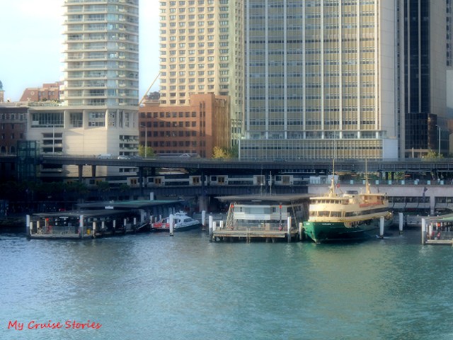 train at Circular Quay