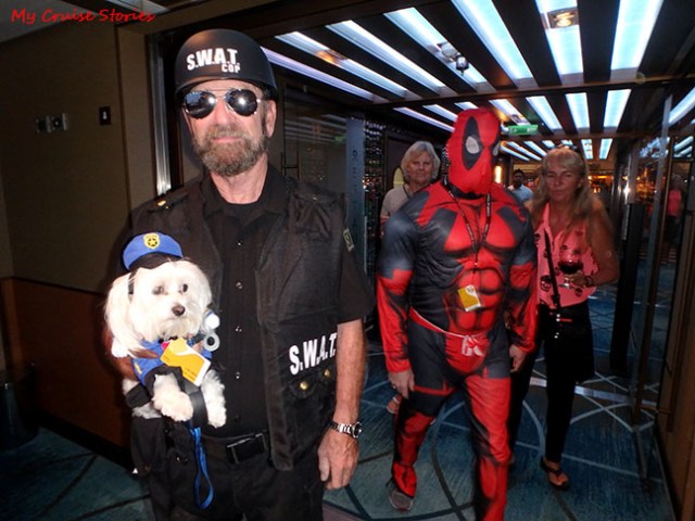 dressing up for Halloween