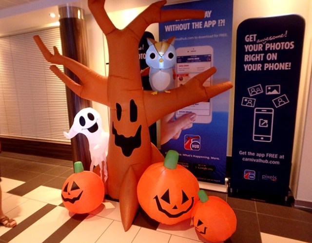 cruise ship on Halloween