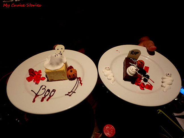 cruise ship Halloween desserts