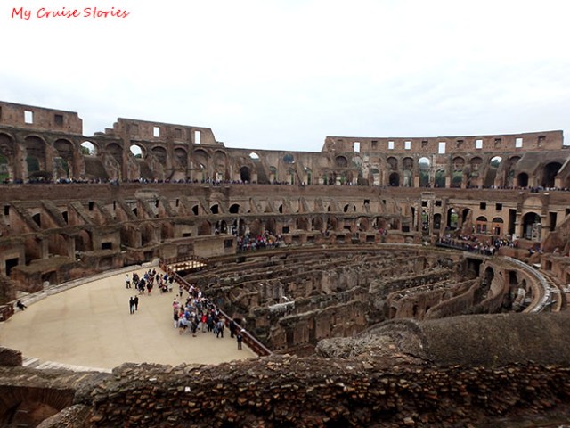lower levels of colosseum