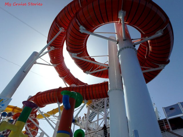 cruise ship waterslide