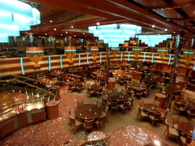 cruise ship dining room