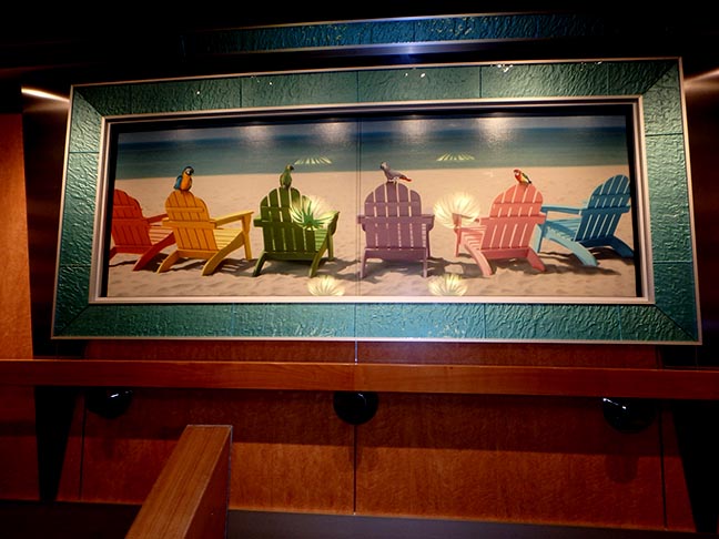 stairway art on the Magic