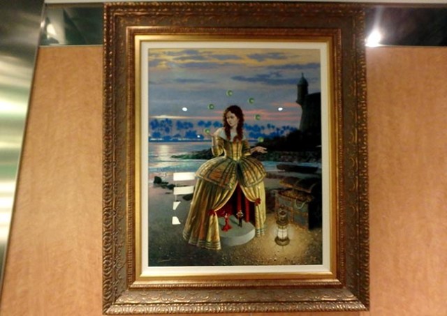 weird cruise ship art