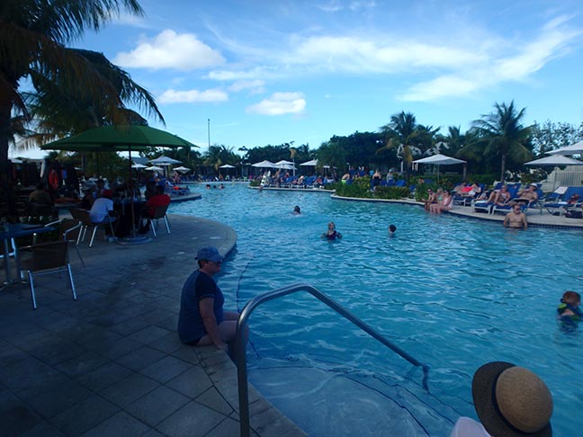 pool at Grand Turk cruise port
